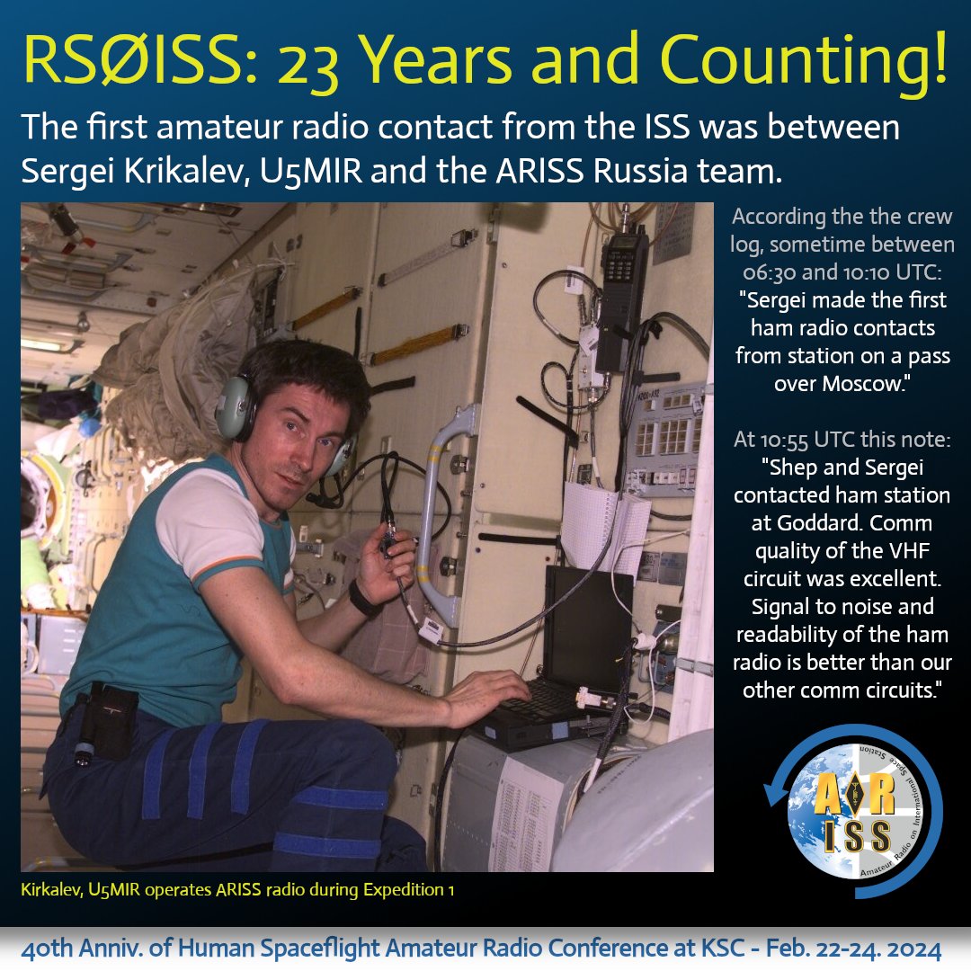 ARISS - Amateur Radio on the ISS tweet media