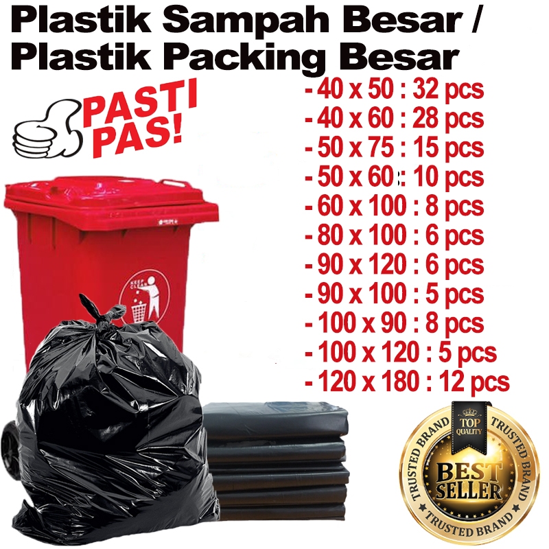 'Plastik Sampah | Kantong Plastik Sampah Hitam | Plastik Packing Besar Uk. 40 x 60 | 50x60  50 x 75 | 60 x 100 | 90 x 120 | 120 x 180,Rp4.900,393RB,GCL Official shop,6%,Rp294,Link Shopee.. Aman 👍
Cek harga & Lokasi di sini👇shope.ee/7KWJyt1GwV'