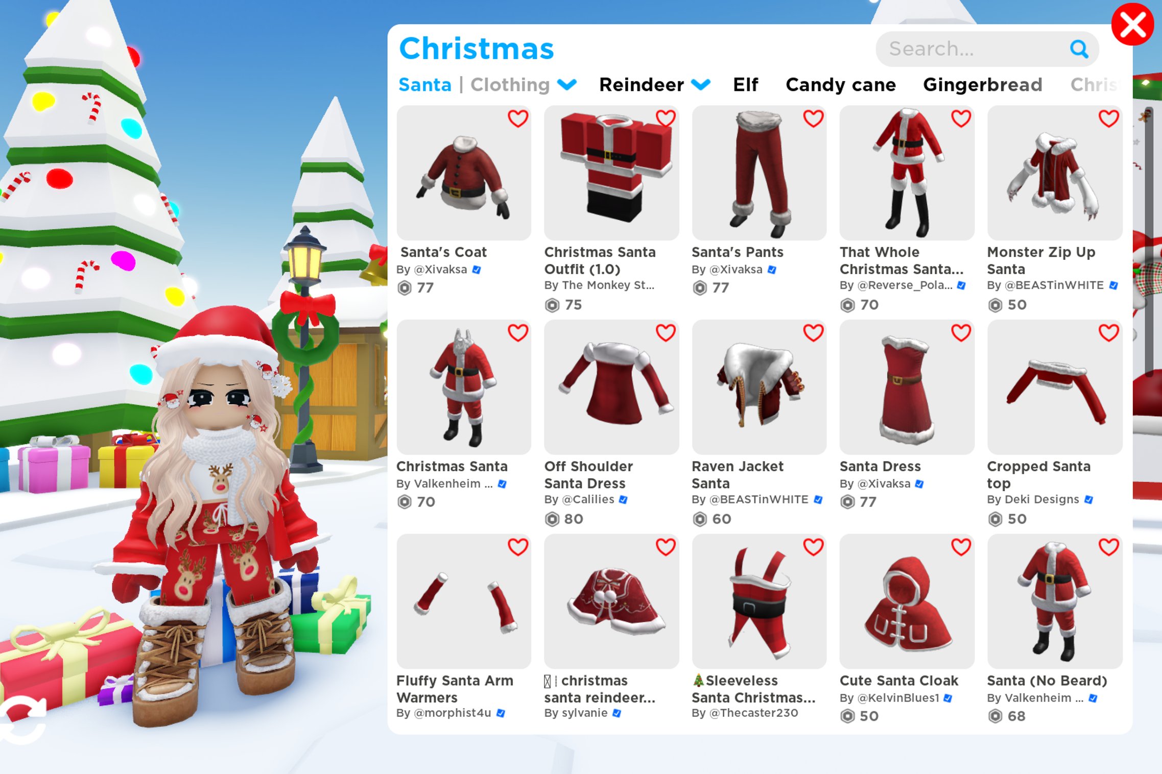 Christmas Outfits 🎅 - Roblox