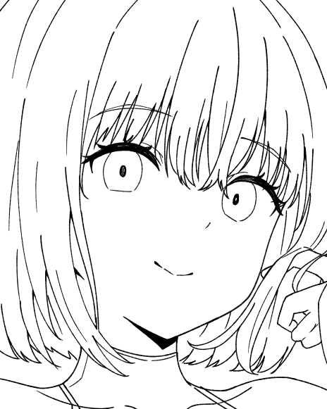 線画終わりー 