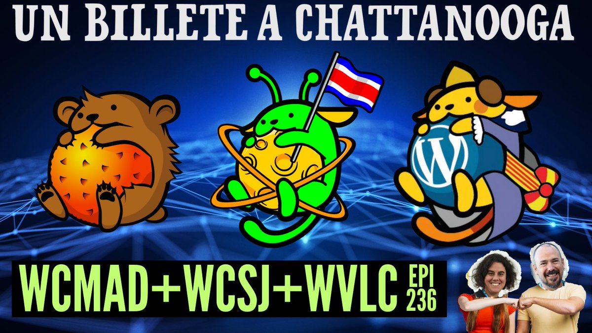 pablomoratinos's tweet image. ¿Fuiste a #WCMAD? ¿A #WCVLC23? ¿O a #WCSJ2023? Si estuviste en las WordCamp de Madrid, Valencia o Costa Rica súbete al tren de #UBAC esta tarde para contarnos qué te pareció a @acirujano y a mí.