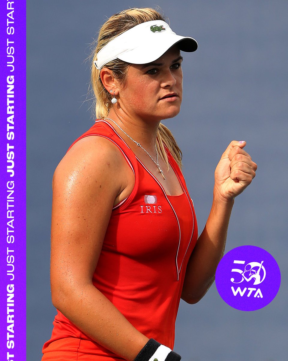 As Canada celebrates its first @BJKCup title, hats off to team captain and former WTA player Heidi El Tabakh! 🇨🇦 A special shout out too to Aleksandra Wozniak, who holds the Canadian record for most ties played and most overall wins in the competition! #WTA50 #JustStarting