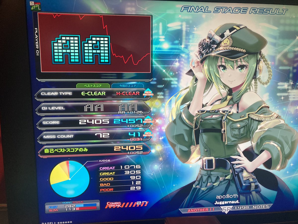 apo:Ilioth（A）HARD‼️‼️‼️‼️‼️‼️‼️‼️

皿耐えたの褒めてくれ🥵🥵🥵