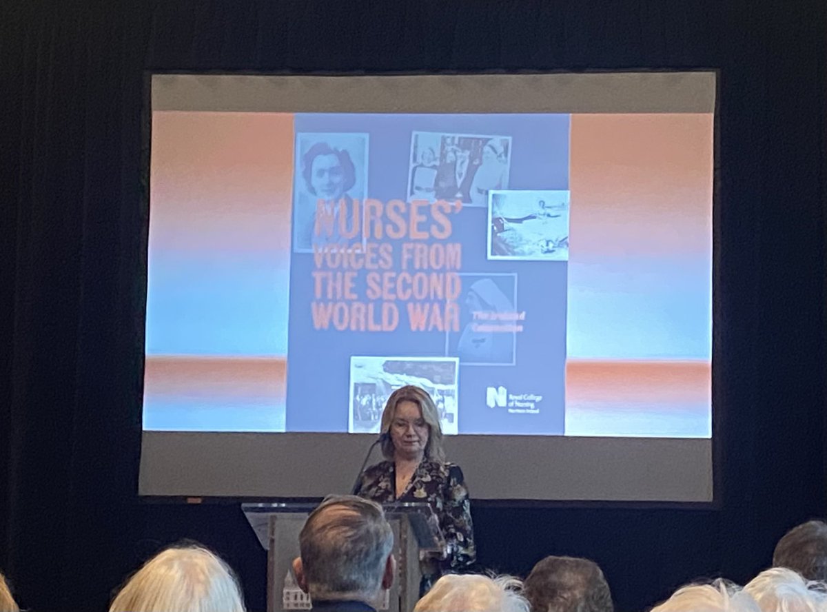 Siobhan Donald (@siobhan4343) on Twitter photo Chair of @RCNNIBoard <a href="/QuinnBriege/">Briege Quinn</a> closing todays great event hearing reflections and learning from Nurses voices from the Second World War. organised by the RCNNI History of Nursing Network <a href="/RCN_NI/">RCN Northern Ireland</a> #proudtobeanurse Chair of @RCNNIBoard <a href="/QuinnBriege/">Briege Quinn</a> closing todays great event hearing reflections and learning from Nurses voices from the Second World War. organised by the RCNNI History of Nursing Network <a href="/RCN_NI/">RCN Northern Ireland</a> #proudtobeanurse