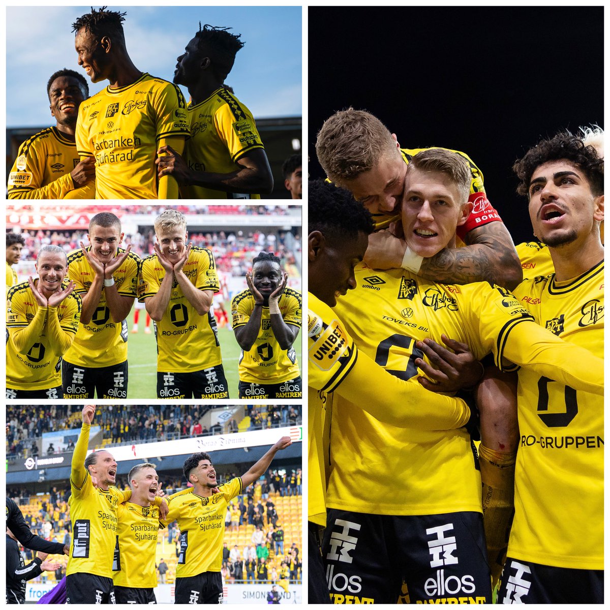 Vi är så jävla stolta över er!
_________
#vitillsammans #elfsborg #borås