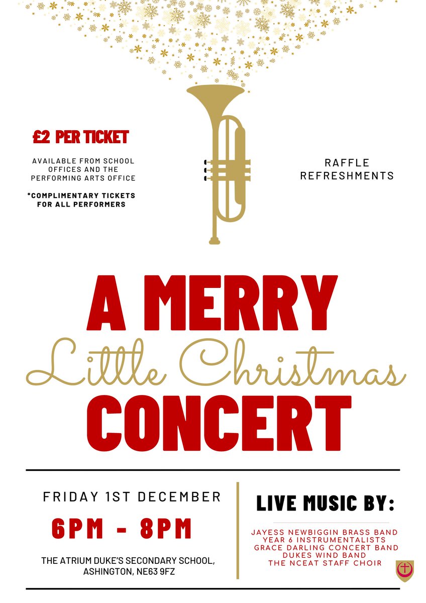📣Spread the word...

<a href="/NCEAMusic/">NCEA_Primary_Music</a> proudly presents

A Merry Little Christmas Concert 🎼🎄

Get your tickets now!!