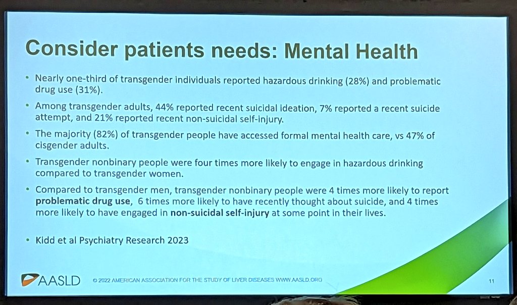 Important and powerful session LT in sexual and gender minorities. Little changes all help. Thank you @AASLDtweets for this session which should be a part of ongoing programming #TLM2023 @HowardTLeeMD @RainbowinGastro @spaulliver @hevargasmd @JeffreyAKahn #Livertwitter