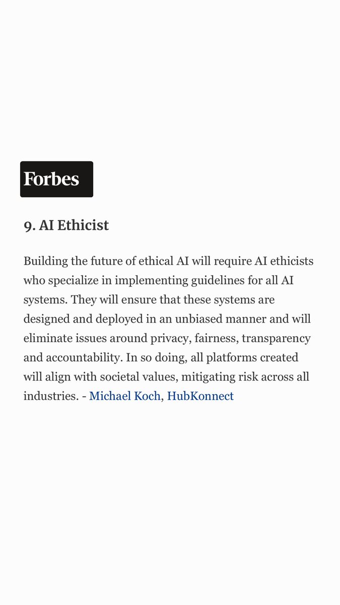 MichaelKochCEO's tweet photo. Speaking with @Forbes about key roles for the ethical future of Artificial Intelligence #hubkonnect https://t.co/CKGywu5GPx