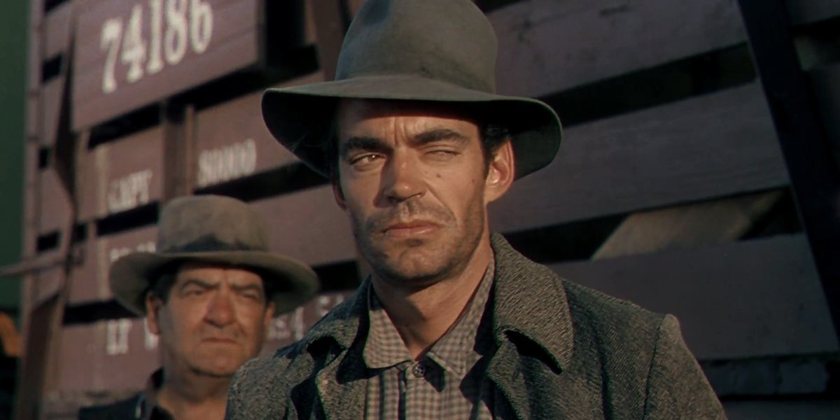 Aunque saliera poquito en algunas de sus películas siempre dejaba huella. #JackElam #LaPraderaSinLey (1955) #VillanosLegendarios