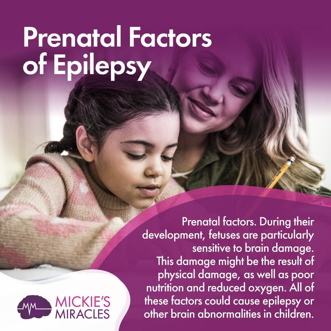 Be sure to follow your doctor's advice when pregnant. Although epilepsy can happen for any number of reasons, making sure you get proper nutrition and follow your doctor's orders will greatly limit the chances of your baby suffering from epilepsy.

#EpilepsyAwarenessMonth