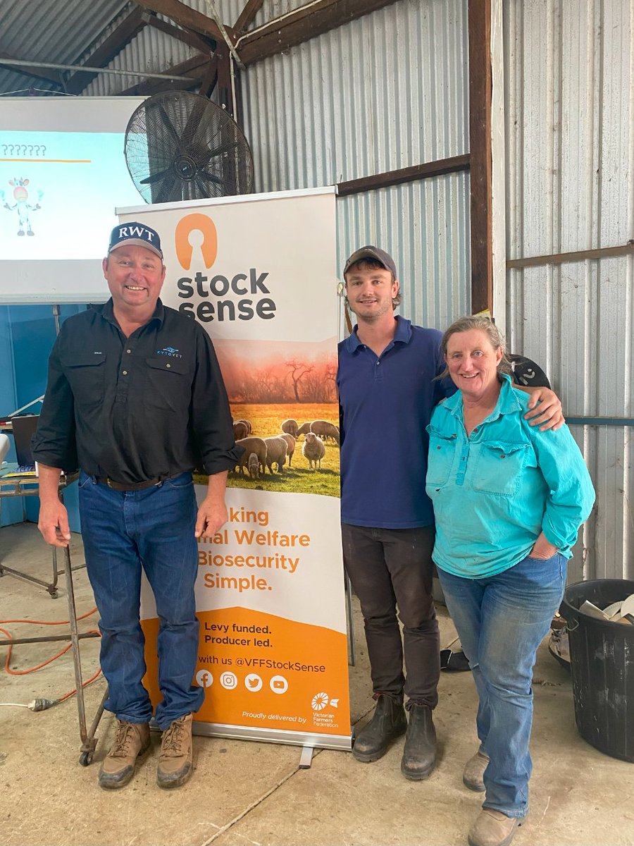 vffStockSense's tweet photo. Thank you for joining our Vaccinating &amp; Low Stress Handling #Workshop in Bellarine Peninsula! And to our speakers Dr Will and 
@jackbriscoe109 &amp; Knewleave Farm!

We hope you learnt something to help you on farm! 😊 

See you at our next one!
#vffstocksense https://t.co/Tx6aCSschI