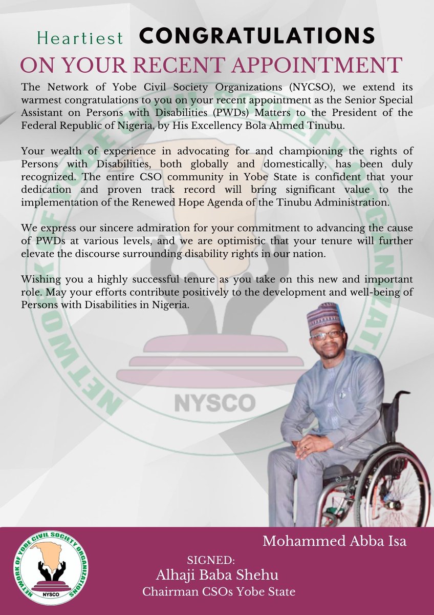 Network of Yobe Civil Society Organisations (@yobecsosnetwork) on Twitter photo 