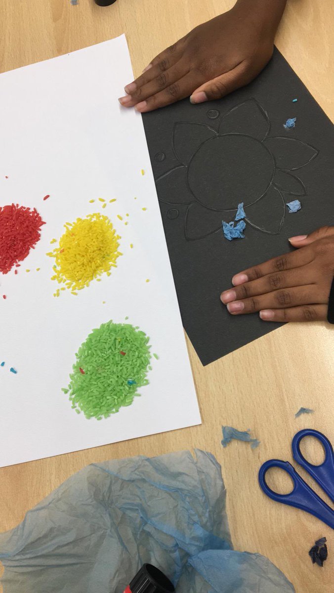 gonvilleacademy's tweet photo. Year 6 created some ravishing Rangoli designs for Diwali 🪔 They focused on trying to create symmetry and filled in their design using colourful rice, a traditional medium used in Rangoli Art. #STEPUp #STEPFirst #CelebrationDay #Diwali #ReligiousEducation @thesteptrust https://t.co/qDMHHMUhy0