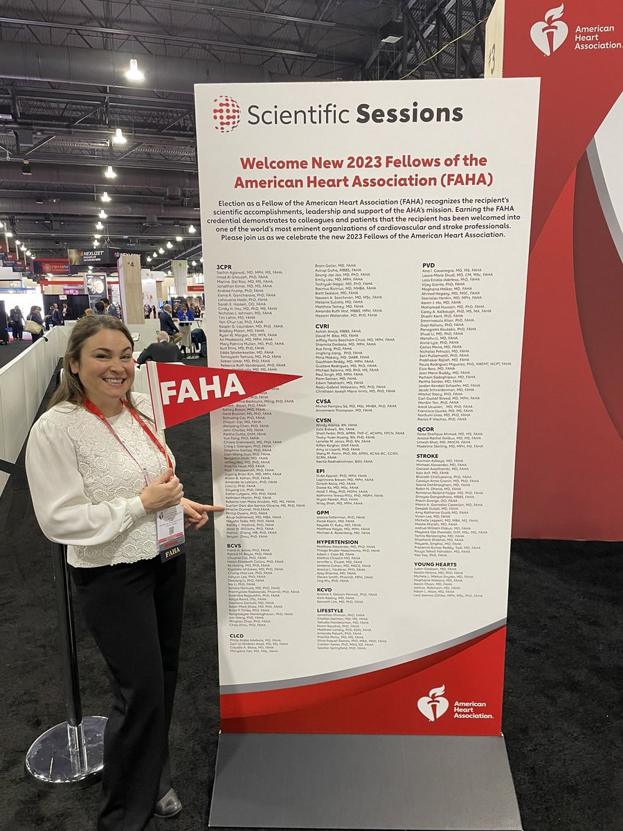 This is it! I was elected International Fellow of the American Heart Association. I’m honored to join the #FAHA family! #AHA23