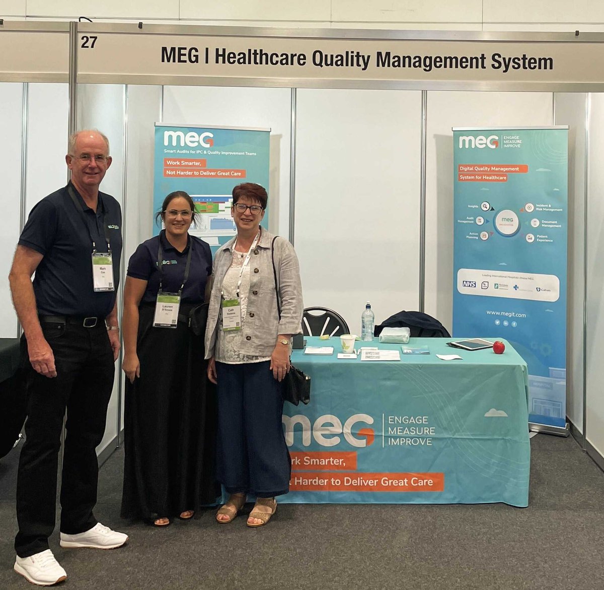 MEG | Healthcare Quality Management Software on X: Were all set for day 2  of @ACIPC! 🌟 Thanks to everyone who visited Mark & Lauren on stand 27  yesterday, it was great