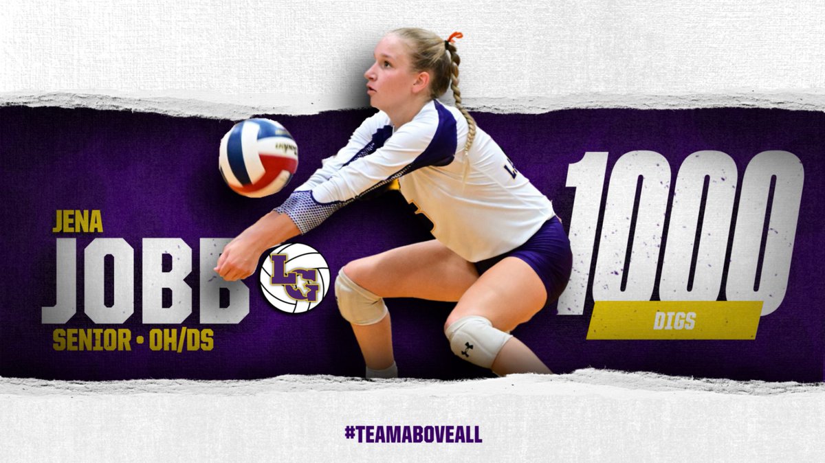 Can't let a milestone go undocumented! SR Jena Jobb tallied her 1000th dig in our home district match vs Giddings on October 20th. She finishes her high school career with a total of 1025. Congrats, Jena! # TeamAboveAll #OnThePROWL