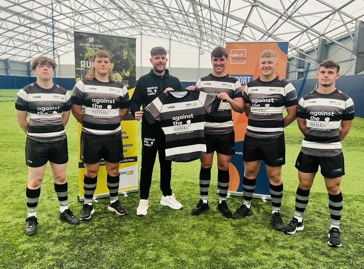 Safer Gambling Week with Coventry College Rugby Education Programme Proudly Sponsored by @againsttheodds.uk @coventrycollege #covcollege #thejourney