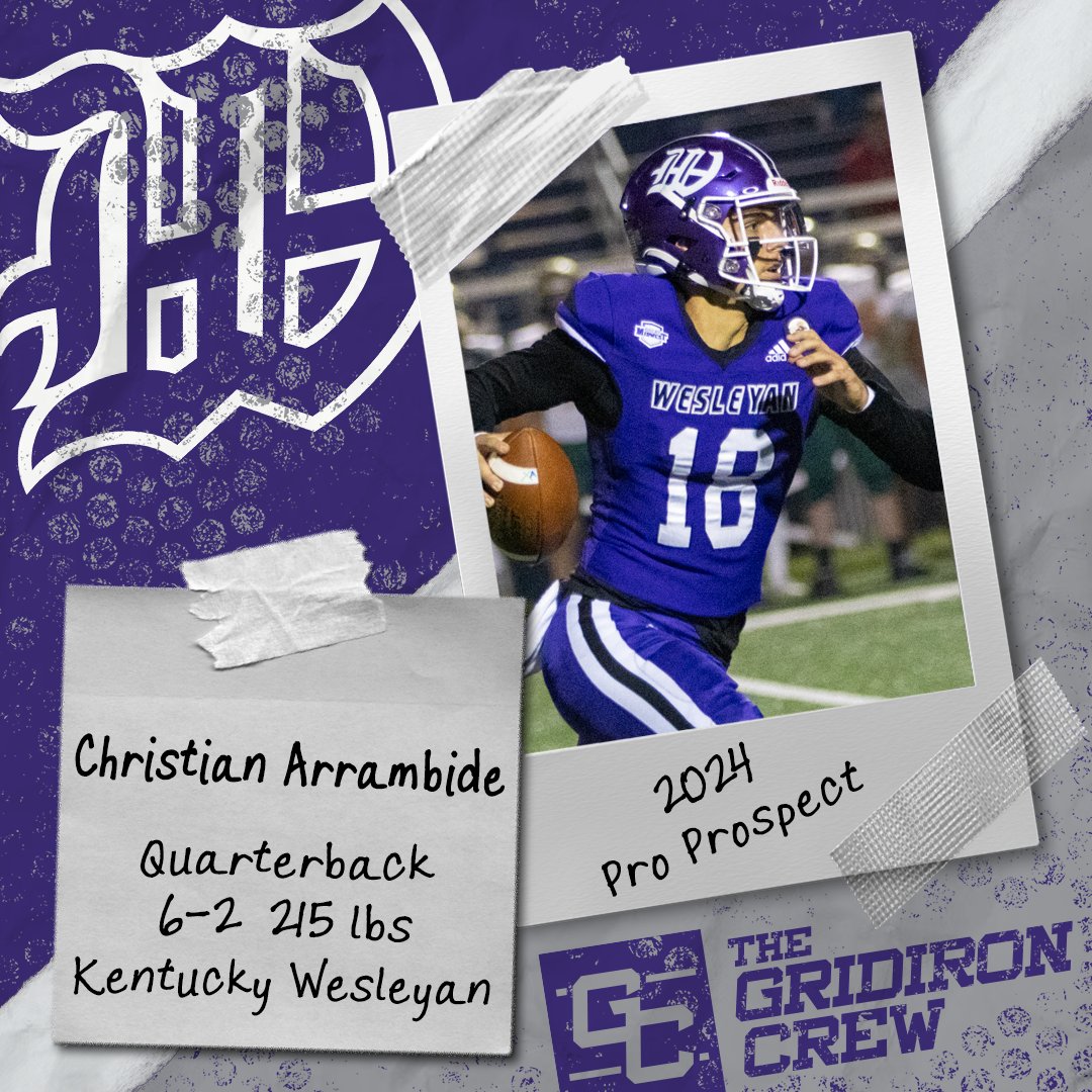 ⚠️ Attention Pro Scouts, Coaches, and GMs ⚠️ You need to look at 2024 Pro Prospect, Christian Arrambide @c_arrambide1223, a QB from @kwc_football 👀 See our Interview: thegridironcrew.com/christian-arra… #2024ProProspect #DraftTwitter #NFLDraft #NFL #CFLDraft #CFL #ProFootball 🏈