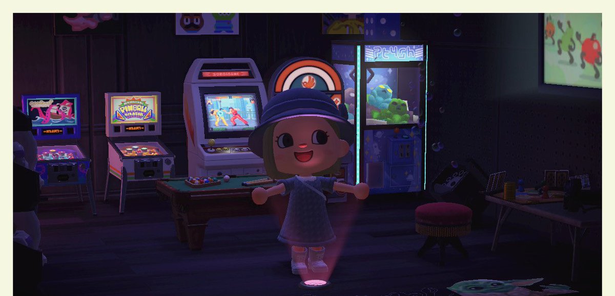 VirgiAcnh's tweet photo. Mi cuarto de juegos , ¿Os gusta? 🥰🎮👾 
#ACNH #AnimalCrossingNewHorizons #decoration #NintendoSwitch #Videogames https://t.co/nfPKPx1gvY