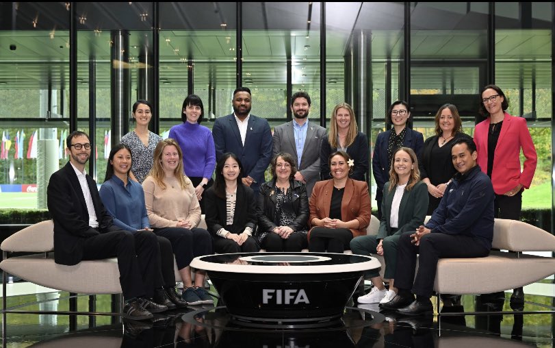 huss_hanif's tweet photo. Grateful for the opportunity to recently visit the @FIFAcom Home of football in Zurich, Switzerland to
connect with fellow FIFA Legacy Champions to discuss the 5-year plan in place to ensure long-term Legacy from co-hosting the biggest @FIFAWWC #LegacyStartsNow https://t.co/3UjfNn2V0k