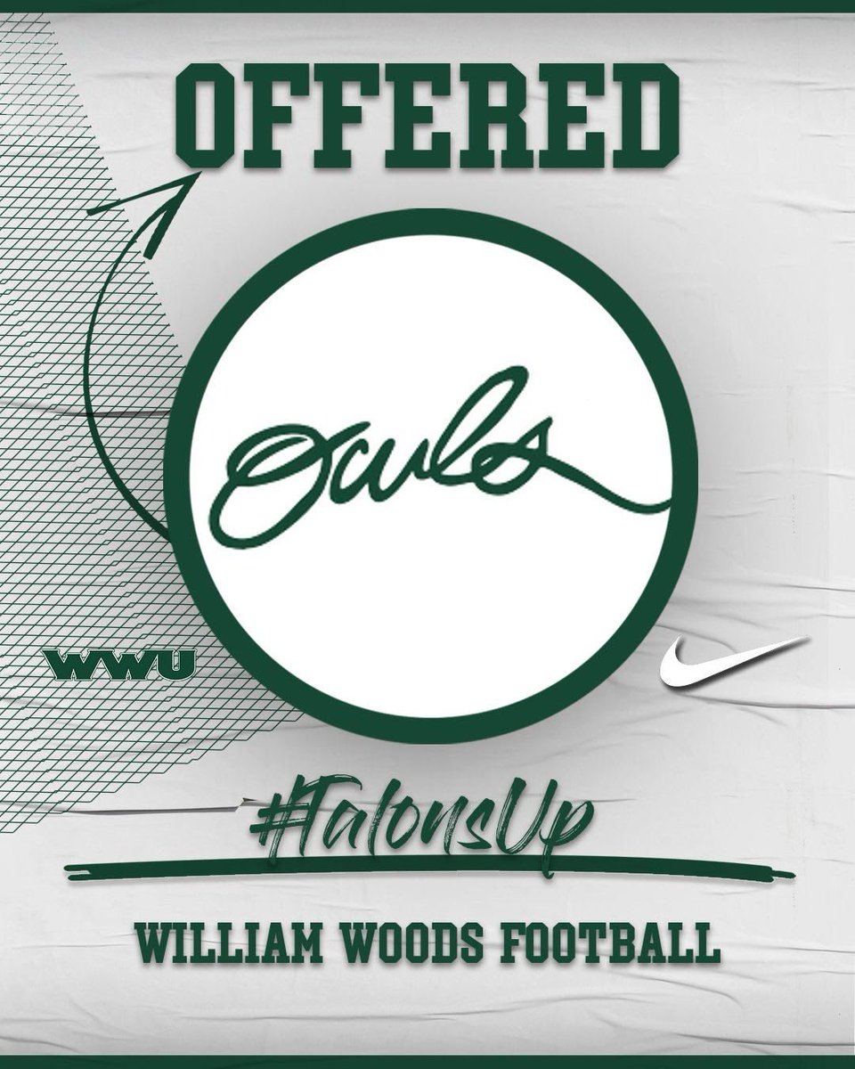 #AGTG Blessed to receive an offer from William Woods University ! #TalonsUp @CoachDudleyWWU
