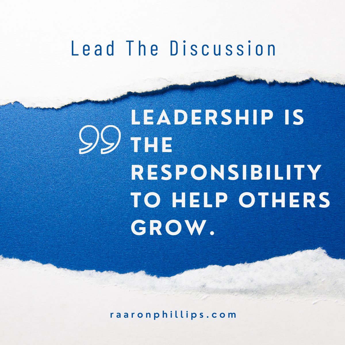 RAaronPhillips's tweet photo. Leadership is caring for others more than you care about yourself...

#leadership #leadershipdevelopment #growth #leadershipcoach https://t.co/hnJTVewaqU