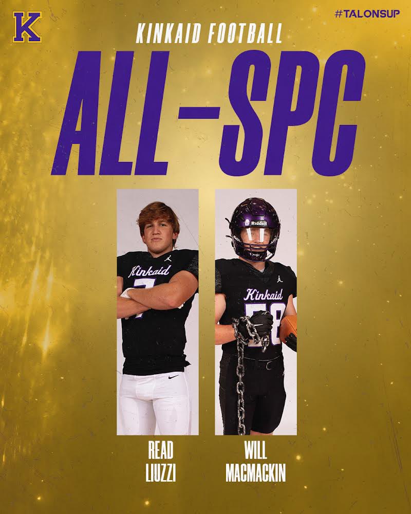 💛💜 Big congrats to five of our football men for being selected for All-SPC. We are so proud of you and all of your hard work this season. #TalonsUp #GoFalcons #FPRD #ItsAGreatDayToBeAFalcon #KinkaidFootball