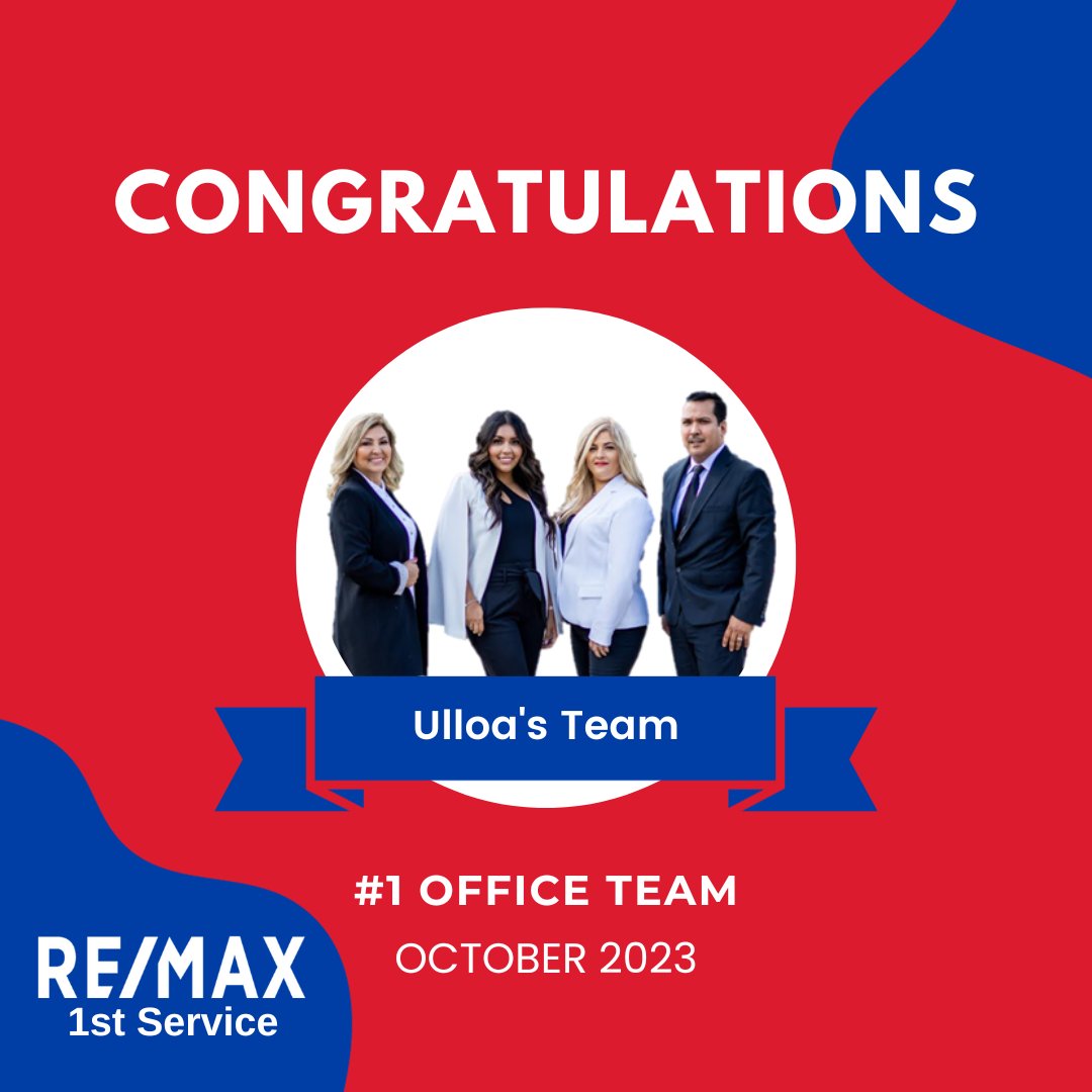 REMAX1stService's tweet image. A round of applause for our exceptional #1 office agent and team at RE/MAX 1st Service in October 2023! 🎉 Your hard work and expertise are the driving forces behind this well-deserved achievement.  #TopAgents #REMAX1stService #RealEstateMasters #SuccessInRealEstate #RealEstate