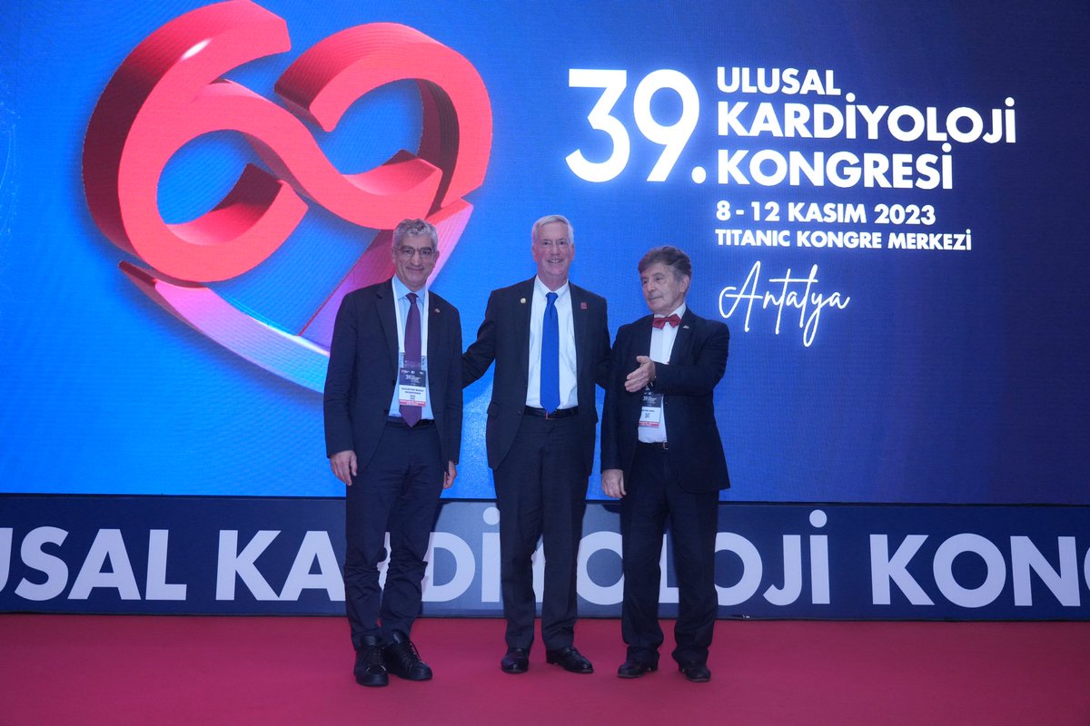 ACC president Dr. Hadley Wilson attended to our 39. National Cardiology Meeting of Turkish Society of Cardiology (TSC) . This year, we are celebrating 60.Anniversary of TSC. Thank you Dr. Wilson and more than 2000 attendees for their participation.