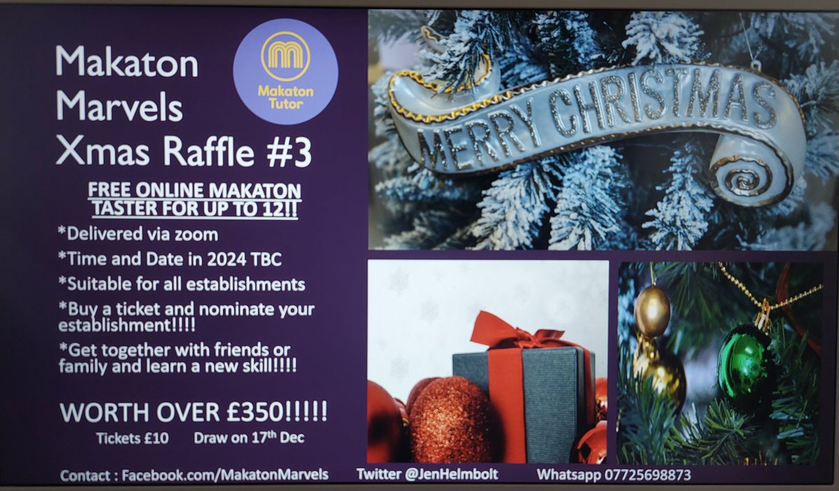 JenHelmbolt's tweet photo. @GreenhillPS got to be in it to win it! Share share share and parents nominate your school for more chances to win! Only £10 a ticket stating what raffle you want to enter! Draw 17th Dec! https://t.co/BGPuDr7vu8