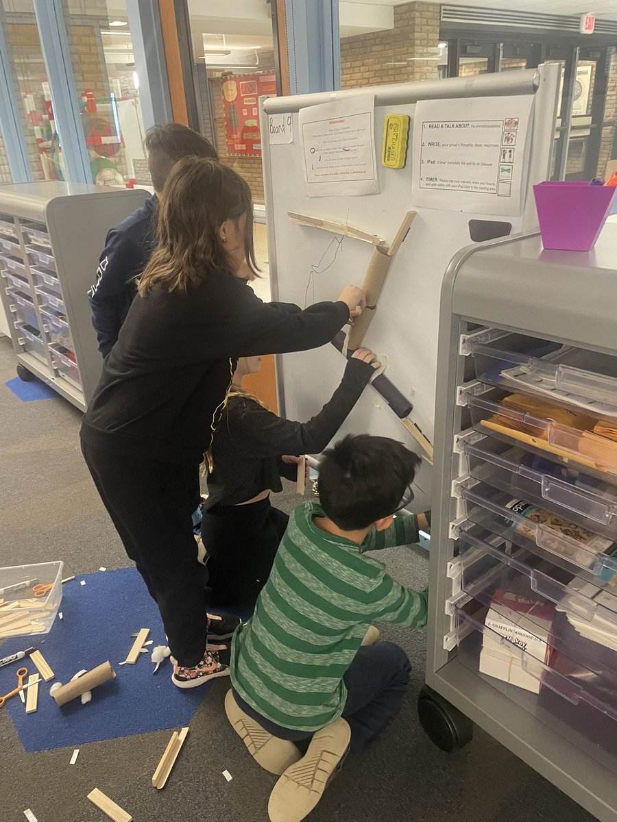 Our amazing #WOschool 3rd graders took on the Marble Run challenge in our #WOglc and their designs were incredible! Their process was challenging but it was met with perseverance, creativity, and teamwork. Thanks for including me in this exciting work!#WeAreChappaqua #STEAM🌀🤝🎢