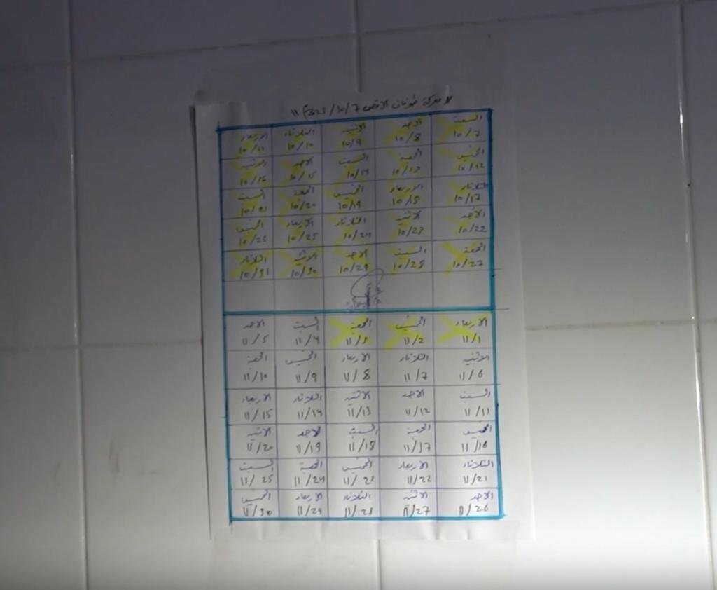 TheMossadIL's tweet photo. Thank you, Hamas for providing your hostage guarding shift list. We now have your names. https://t.co/aWoofqLEQU