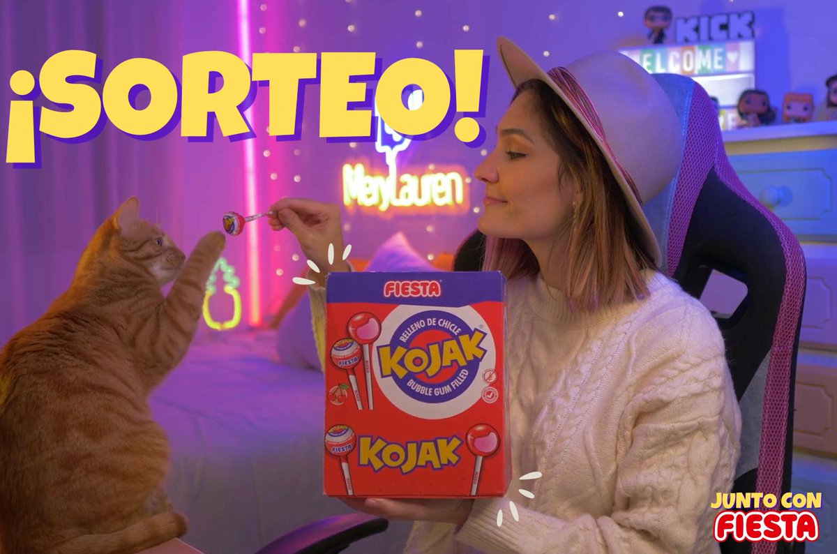 ⚠️TENEMOS SORTEO⚠️ junto con <a href="/FIESTA_es/">FIESTA</a> 🥳

¿Quieres una pedazo de caja de los míticos KOJAK? ¡Consíguela siguiendo estos pasos!:
1. Sigue a <a href="/FIESTA_es/">FIESTA</a> y a mí en X💖
2. Dale "me gusta" a esta publicación y haz RT🔁
3. Comenta con quién compartirías esta joya de las chuches🍬

Hay