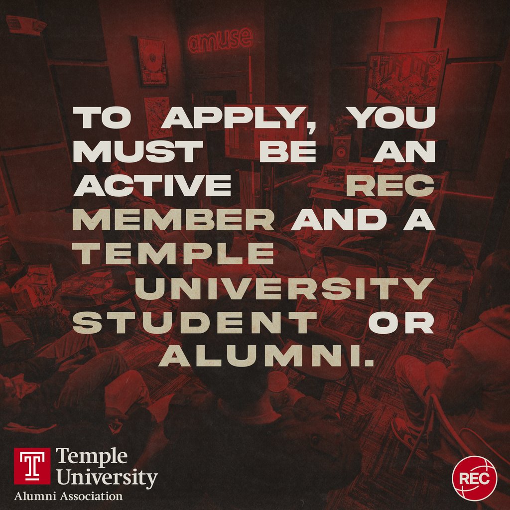 TU Owls! We’re back at it with @templealumni to provide FREE annual REC memberships to 10 current students & alumni YAY!! Must be an active REC Member to qualify - check the app to apply. 🦉