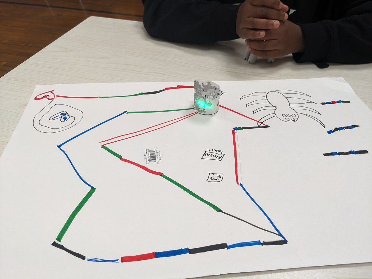 Love using <a href="/Ozobot/">Ozobot</a> 's lesson library to find new lesson ideas! After reading Scaredy Squirrel and using the provided lesson worksheets my students wanted to draw their own mazes to keep Scaredy away from his fears. #OzobotCE