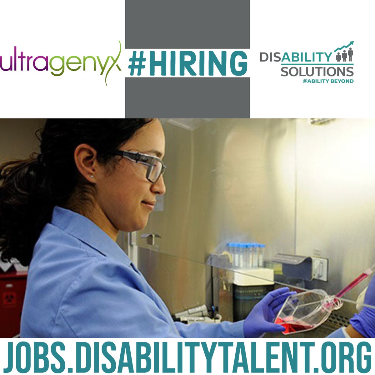 Disability Solutions (@dstalentatwork) on Twitter photo Ultragenyx is hiring!
Check out opportunities on the <a href="/DSTalentatWork/">Disability Solutions</a> Career Center here:
hubs.la/Q028F_GB0
Sign up for a free account and have alerts sent to you notifying of new jobs in your area here:
hubs.la/Q028FZwc0
#Hiring #Disability #DisabilityEmployment Ultragenyx is hiring!
Check out opportunities on the <a href="/DSTalentatWork/">Disability Solutions</a> Career Center here:
hubs.la/Q028F_GB0
Sign up for a free account and have alerts sent to you notifying of new jobs in your area here:
hubs.la/Q028FZwc0
#Hiring #Disability #DisabilityEmployment