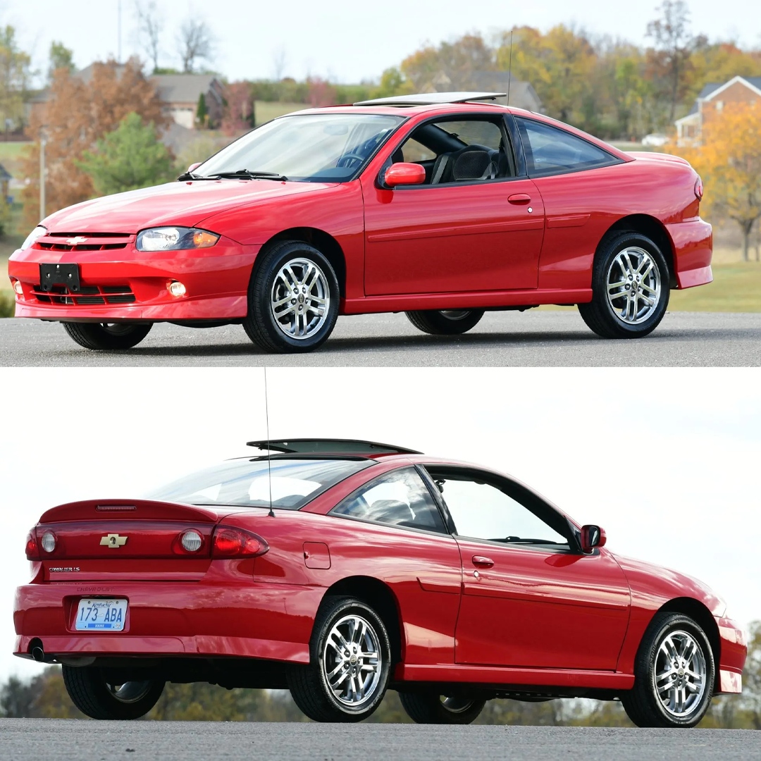 2004 Black Chevrolet Cavalier LS Sport Coupe #42063380 Photo #2 |  GTCarLot.com - Car Color Galleries, image size:1080x1080