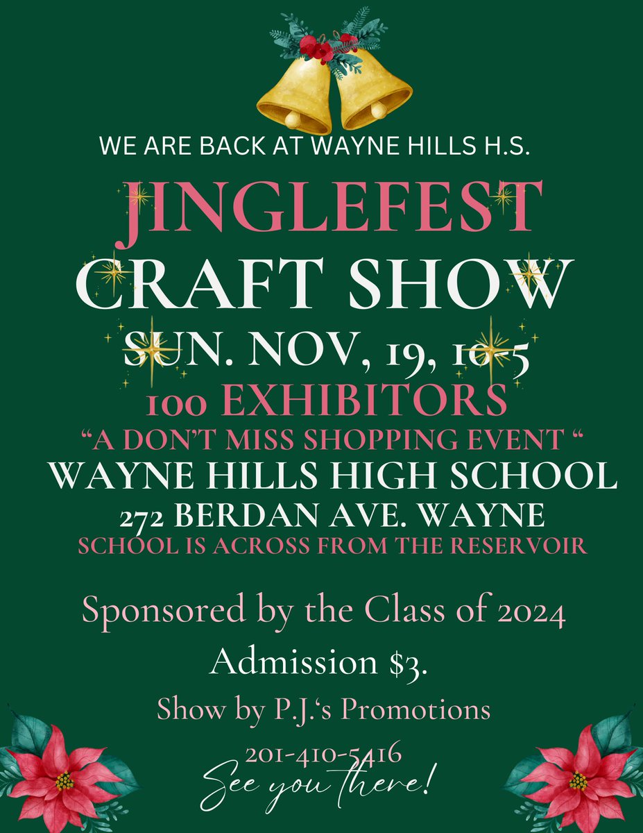 Don't MIss This Exciting Holiday Shopping Event. 
100 Quality Exhibitors with Arts, Crafts &amp; Photography. Admission $3. Children under 12 free. See you there.