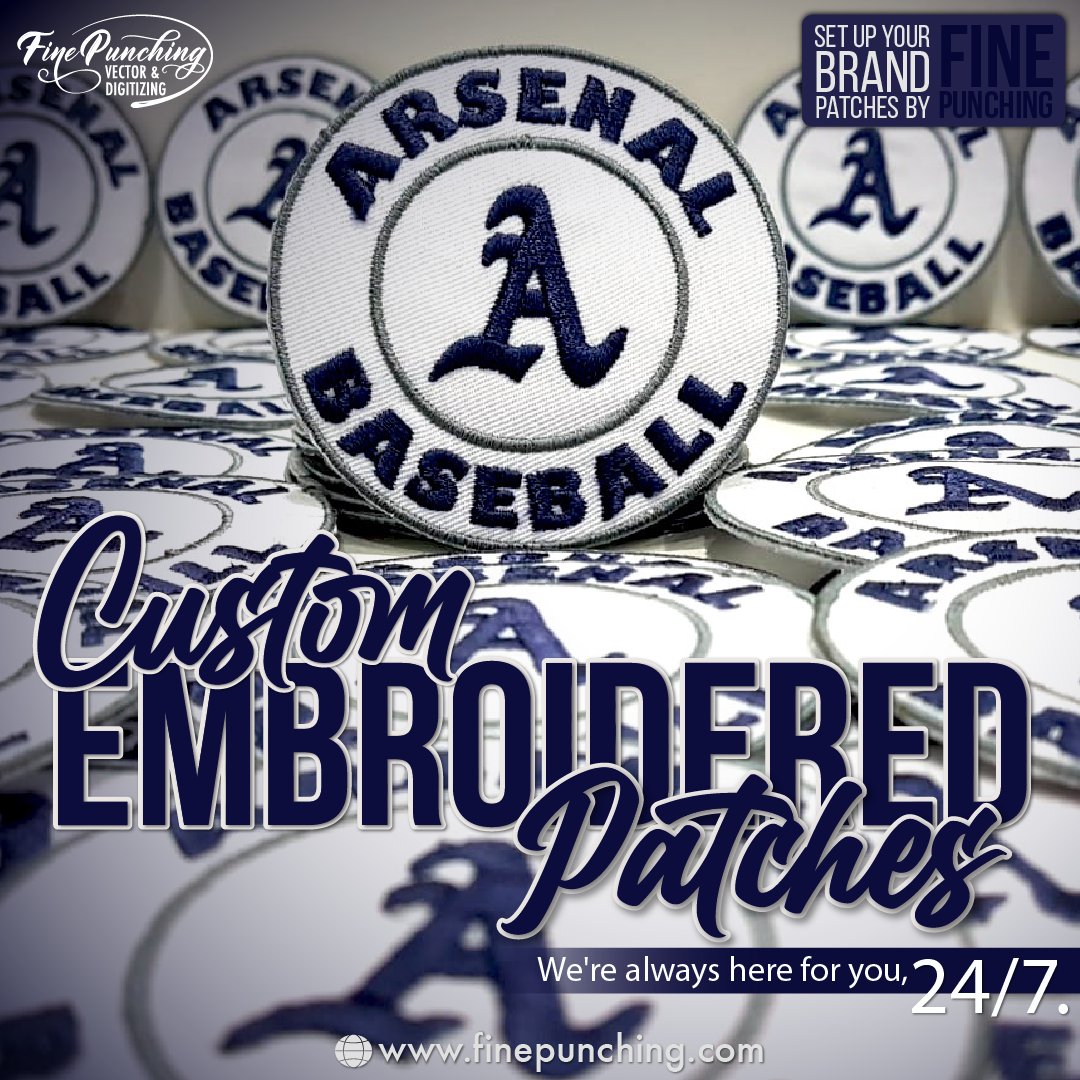 fine_punching's tweet image. Another satisfied client, Arsenal Baseball! ⚾✨
We're thrilled to have satisfied clients like Arsenal Baseball! ⚾✨ Their trust in our #custompatches speaks volumes.
🌐 finepunching.com
☎ +1 716 406 4433
@fine_punching
#custommade #MHHSBD #MondayMotivation #earlybiz