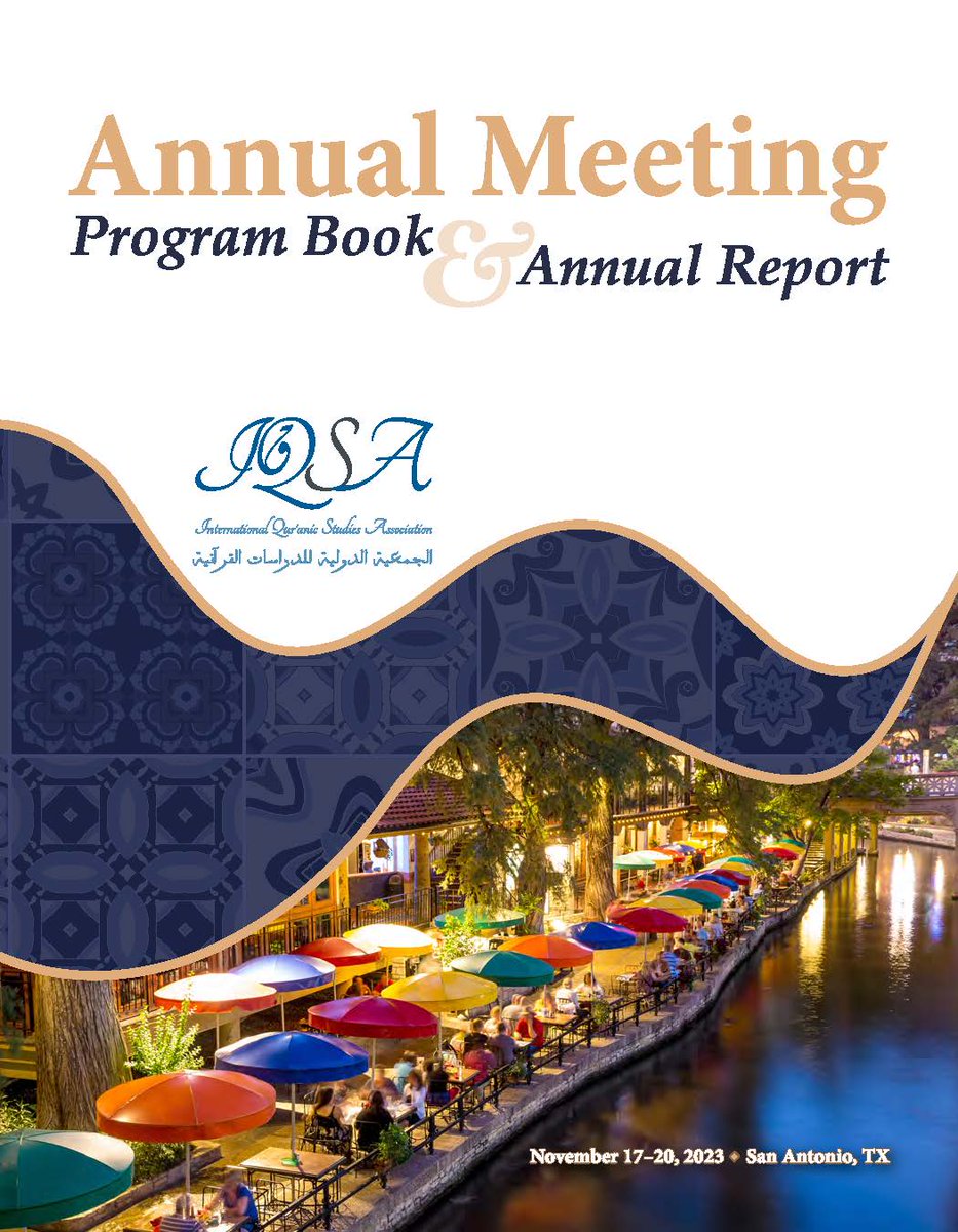 iqsaweb's tweet photo. The 2023 IQSA Annual Program Book &amp; Report is out! Find the conference schedule, participant bios, paper abstracts, and more on our digital platform at  https://t.co/8fmJtOcJhA #iqsa23 #sblaar2023 #SanAntonio #conferenceprogram #annualreport #scheduleofevents https://t.co/gsGD5Go1CO