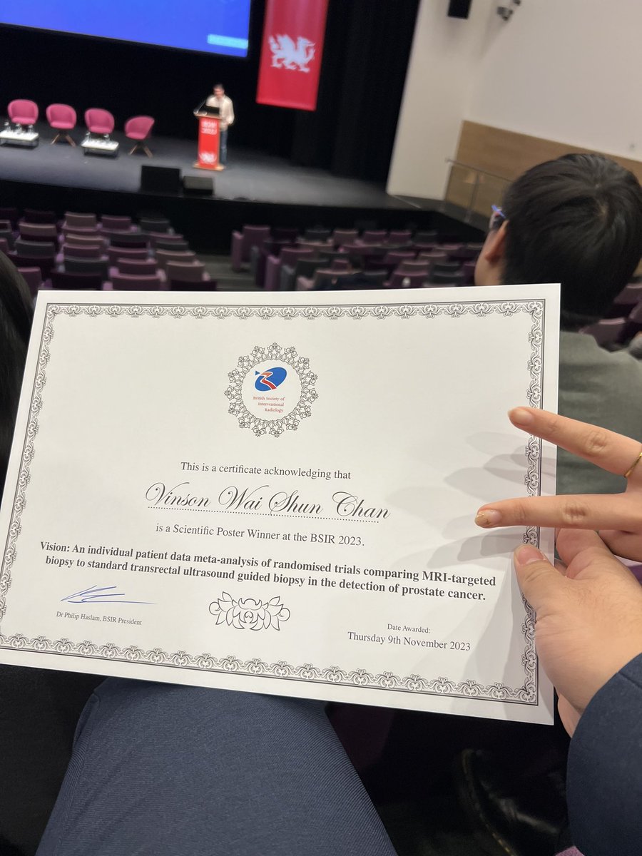 VinsonChan's tweet photo. Had a great time @BSIR_News ASM @ICCWales this year! Great to have caught up with friends new and old! Proud winner of the best poster award and the @IR_junior quiz! Thank you @TzeWah1 for precious mentoring; @BSIR_News and @BVMMedical for support to attend! https://t.co/G6RZTkCRMJ