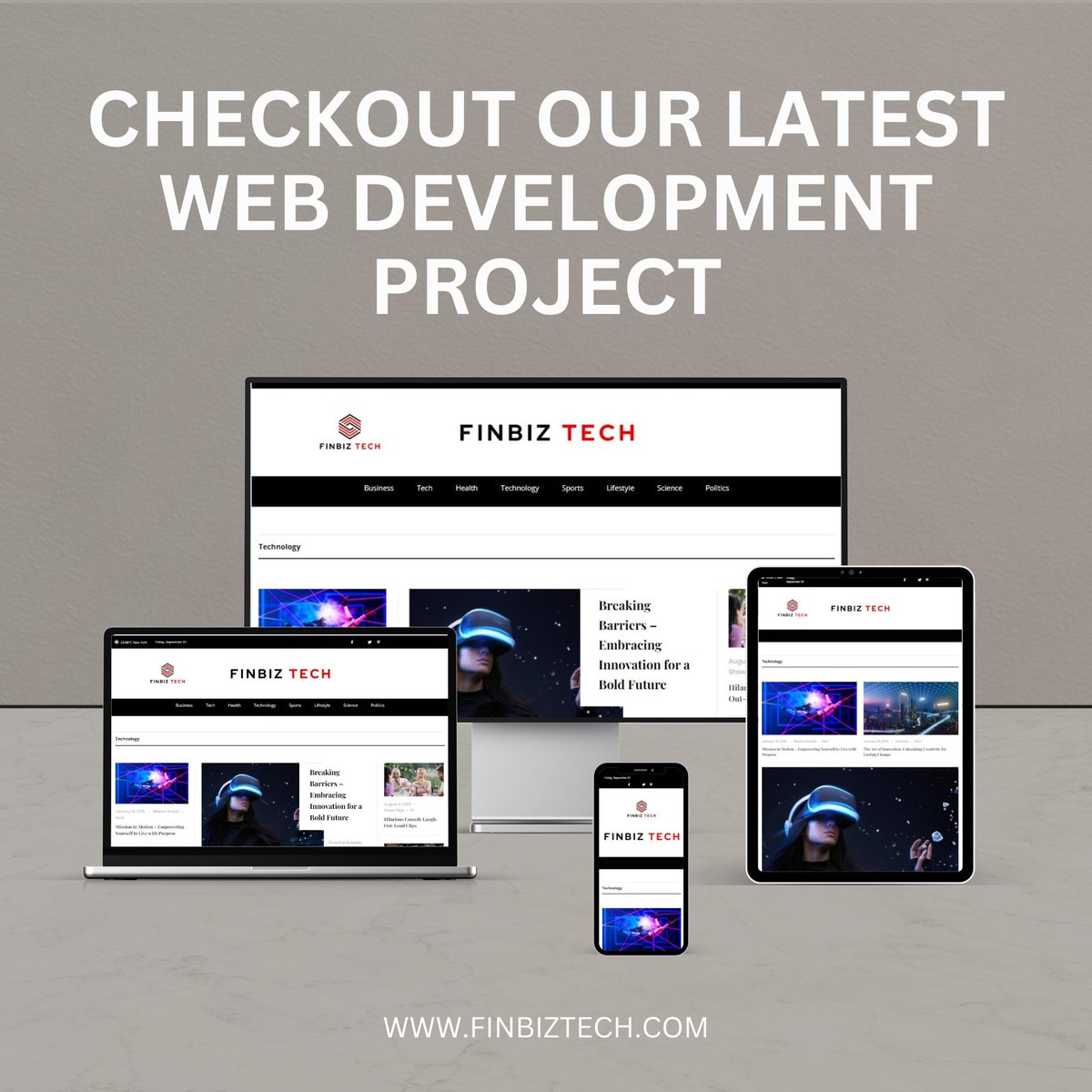 appscre8ve's tweet image. Vist the below Website to experience FinBiz Tech&apos;s digital evolution:

👉 finbiztech.com

At Apps Cre8ve, we don&apos;t just build websites; we sculpt digital masterpieces. Your success is our canvas! 🎨🚀

#webdev #webdevproject #developmentprojects #webdevelopmentcompany