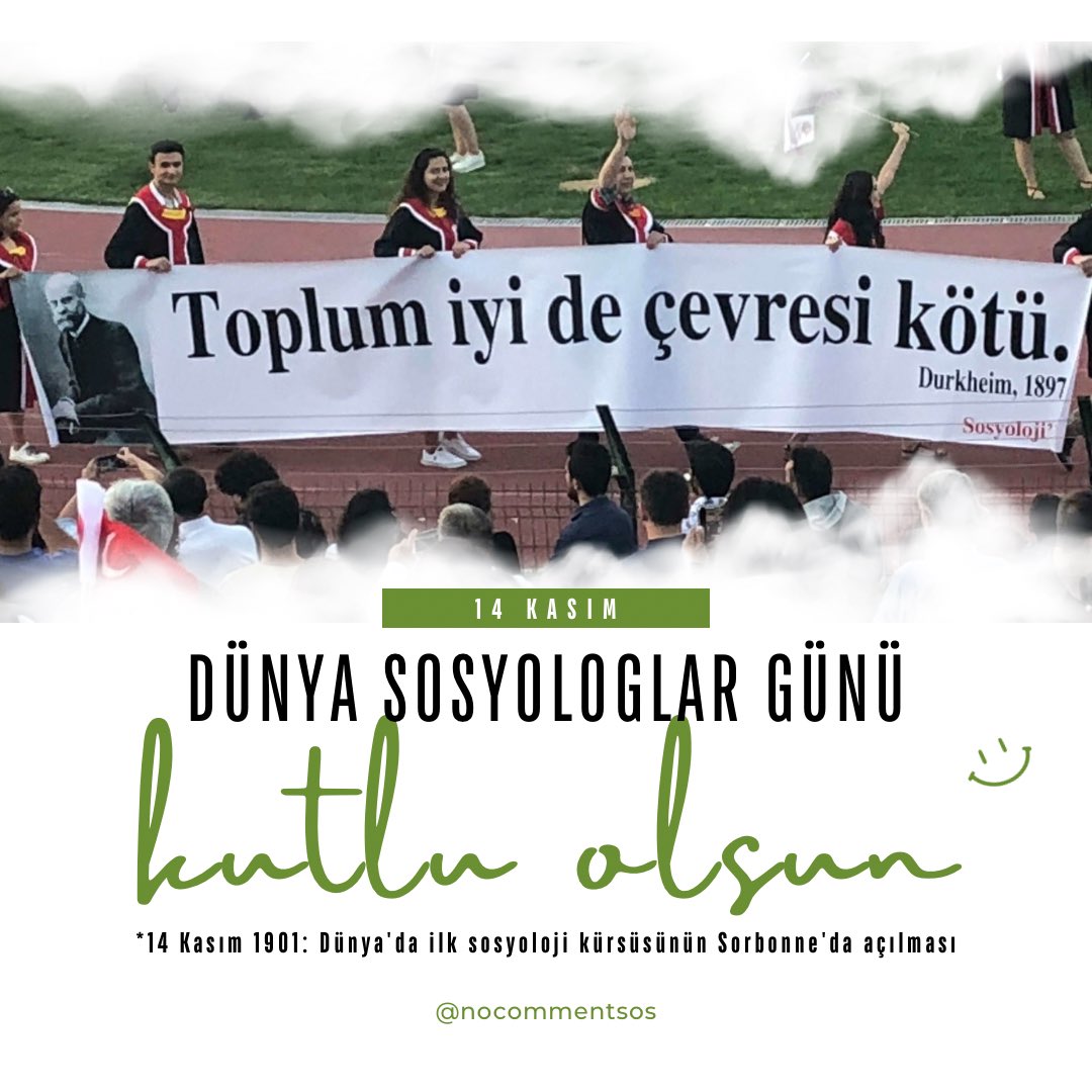 #DünyaSosyologlarGünü kutlu olsun ✨