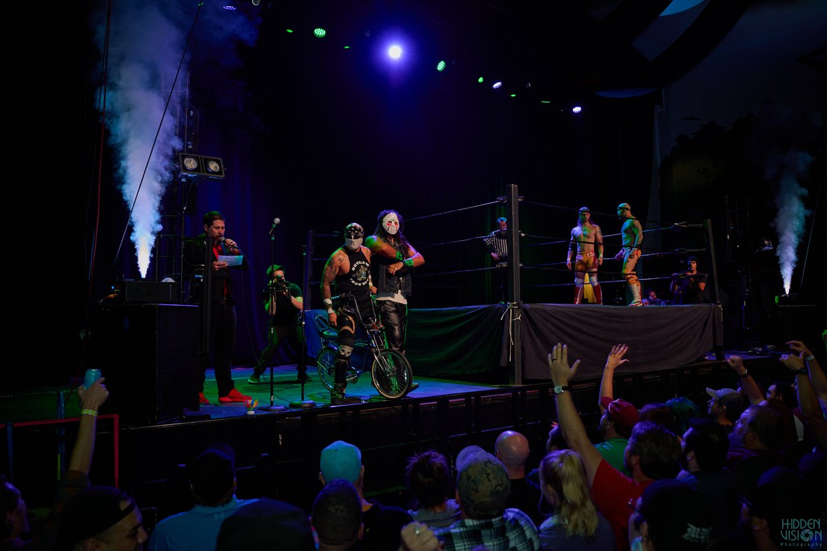 Lypto and Maddox make their way to the ring. See both in action on Wednesday, November 22nd! Get your tickets today at theorientaltheater.com/event/422905