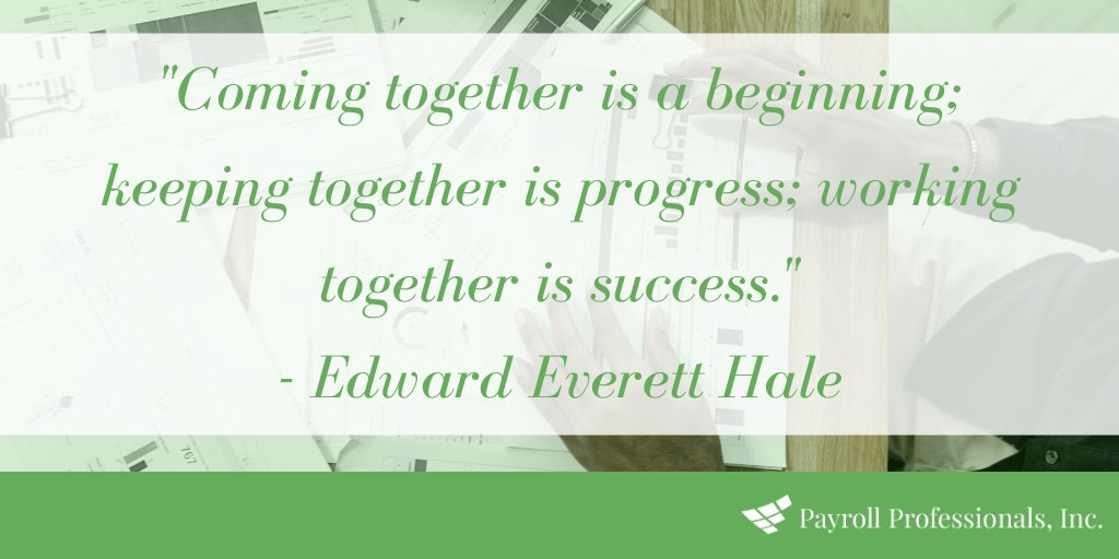 Payroll_Omaha's tweet image. In unity, we find the path to progress and ultimately, success. Let&apos;s keep working together towards achieving greatness. #Teamwork #SuccessInUnity #TogetherWeSucceed