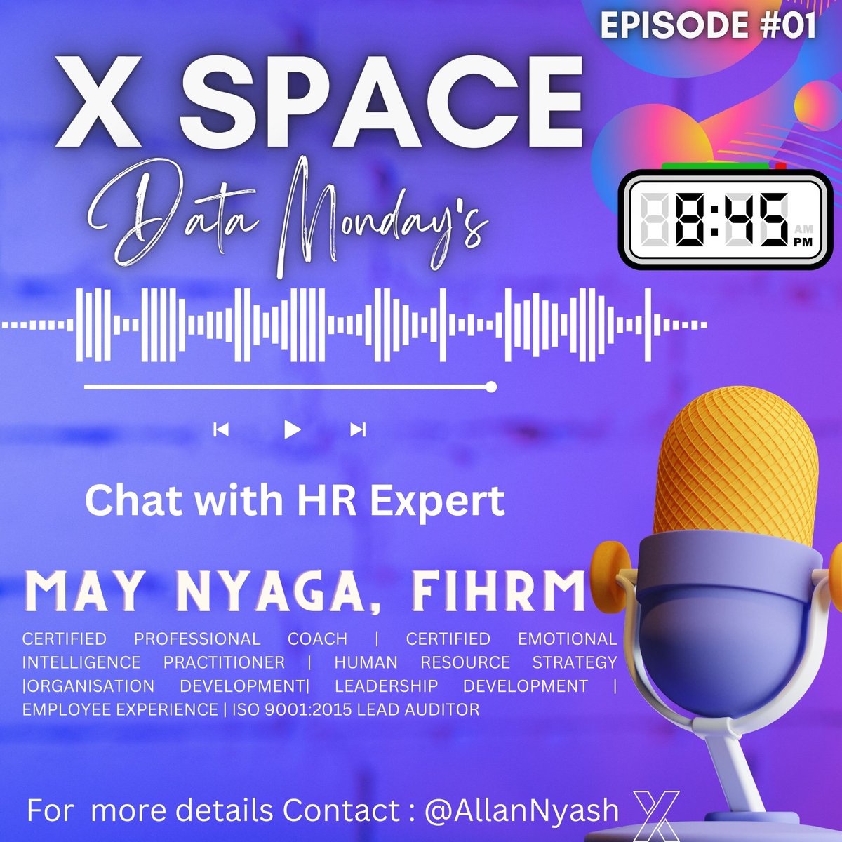 DevinaOngera's tweet image. What are your #Mondays for? Are you into #DataScience #DataAnalytics or just #data Don&apos;t forget to join #DataMondays hosted by @AllanNyash here on #XSpaces at 8:45 pm EAT