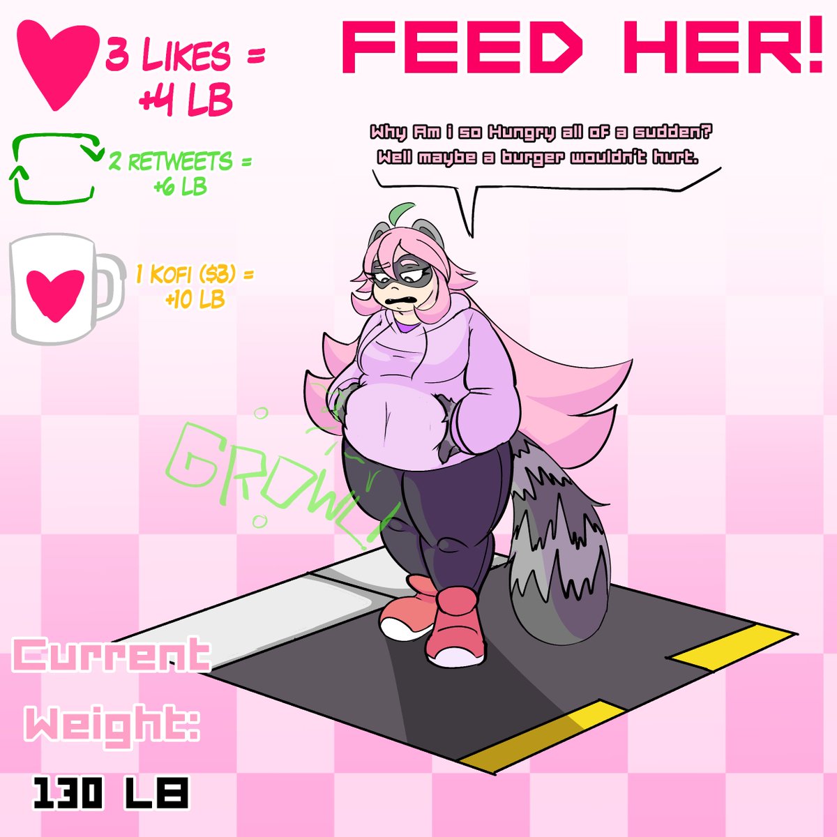 SBallRaccoon's tweet photo. So everyone its here! This is Part of the WG DRIVE
And seems Noel has sudden become very very hungry, how odd.. : ) 

 Any who this drive will last for a week
And For the Ko-fi Part, I have The Link Right here 
https://t.co/2k5U8lp3be

Have Fun! https://t.co/O8La11Q0tk