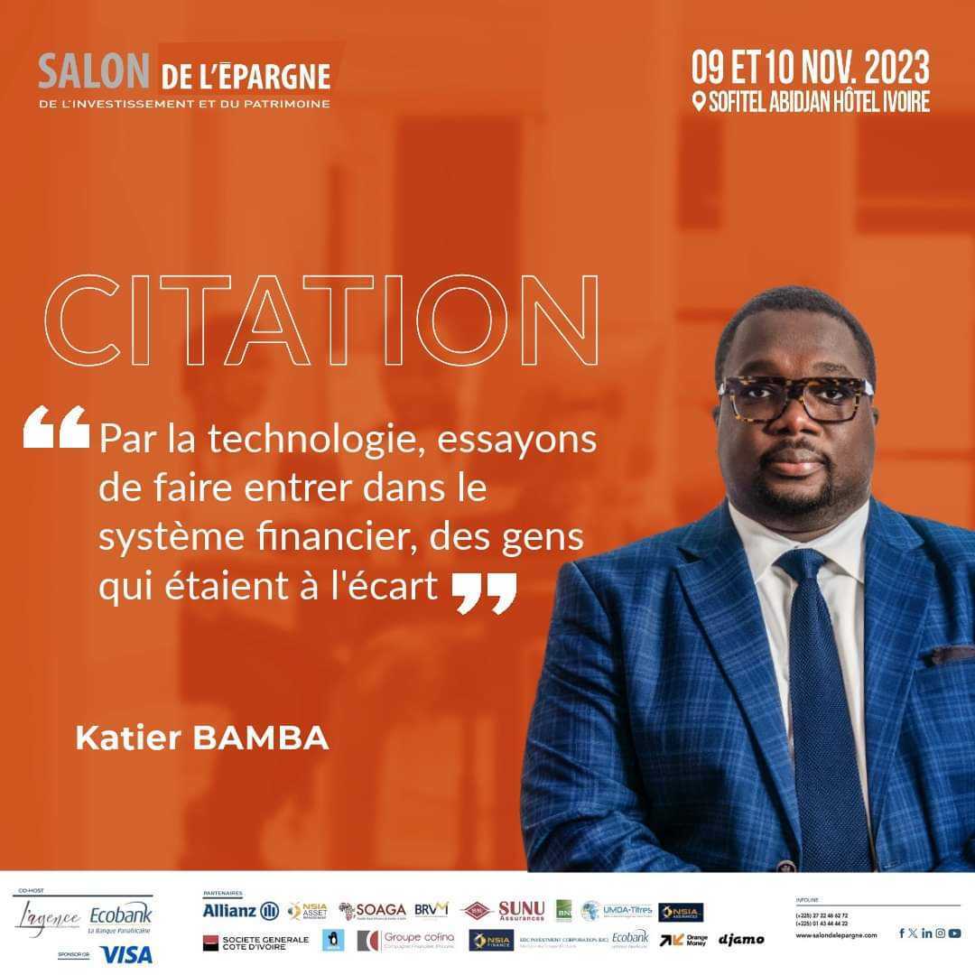wave_ci's tweet image. Katier BAMBA - DG Wave de Côte d&apos;Ivoire
« Par la technologie, essayons de faire entrer dans le système financier, des gens qui étaient à l&apos;écart. »
Thème : &quot;PLANIFICATION ET TECHNOLOGIES&quot; 
#SEIP2023 #Salondelepargne #Educationfinanciere
#financetips