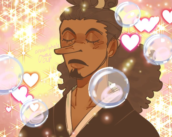 Redrew this absolutely ethereal usopp. Thriving. In his element. Ignore the bubbles I tried