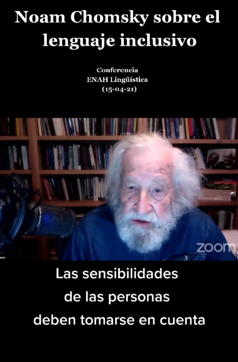 Politica_Basica's tweet photo. Es doloroso ver que alguien murió y la atención está en el lenguaje. 

Le Magistrade era una persona no binaria y quería ser llamado así. ¿Cuál es su problema con hacerlo?

En palabras de Chomsky, lingüista y una de las grandes mentes contemporáneas: las sensibilidades importan. https://t.co/JxfcSh9cnA